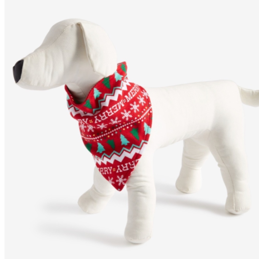 Matching Pet Stewart Plaid. Family Pajamas
Bandana, size L/XL